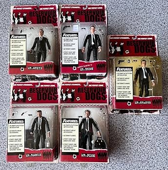 MEZCO メズコ Reservoir Dogs レザボアドッグス フィギュア Amazon.co.jp: MEZCO レザボア ドッグス フィギュア 5体セット